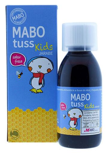 Mabotuss Kids Strawberry Flavor Syrup 150 ml